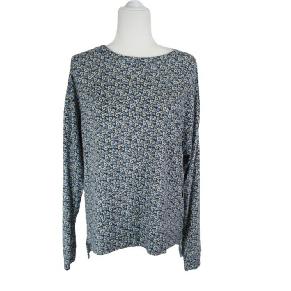 NWT BP. Women's High-Low Top Size M Sleepwear Side Slit Long Sleeve Crew Neck